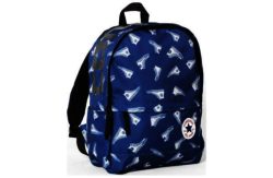 Converse Blue and White Trainer Print Backpack